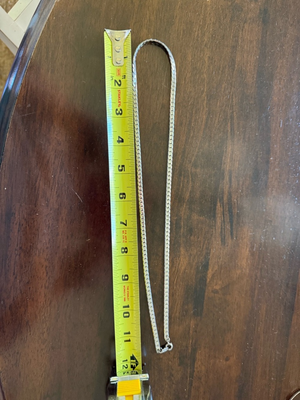 925 Sterling Silver Box Chain Necklace - Silver